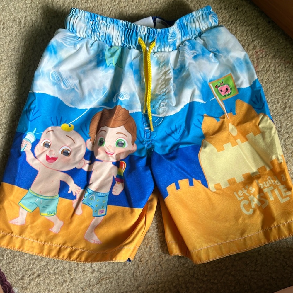 4t Boys Cocomelon Swim Trunks